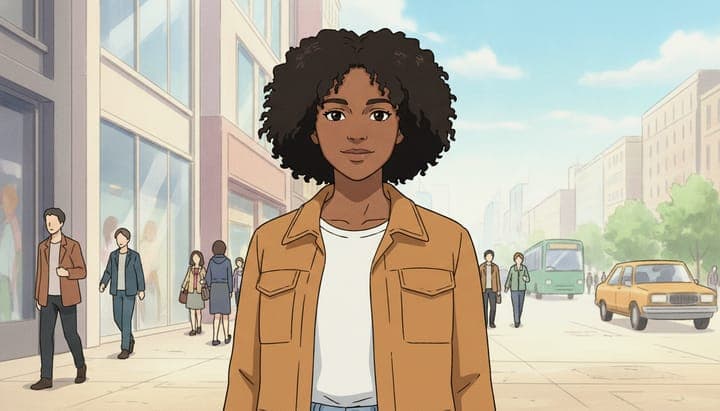 Anime Cel applied to the test shot