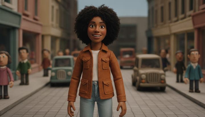 Claymation applied to the test shot